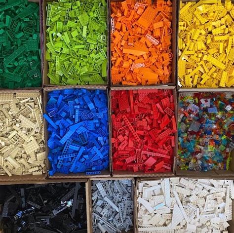 Lego Bulk Bricks and Pieces Choose Color and Quantity 500 - Etsy