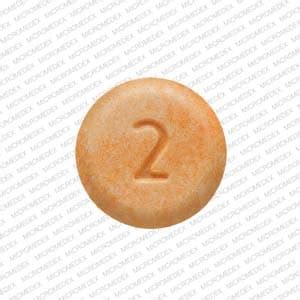 Pill Finder P Orange Round Medicine