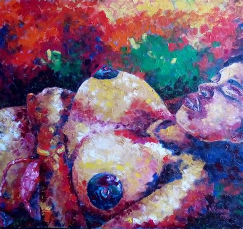 Sleeping Nude Painting By Ndung U Kinani Saatchi Art