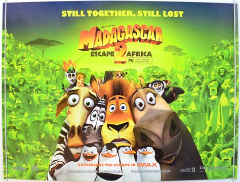 Madagascar Escape Africa Original Cinema Movie Poster From