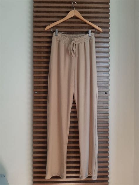 Cal A Nude Moletom Wide Leg Cal A Feminina Usado Enjoei