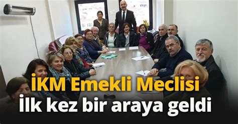 İKM Emekli Meclisi toplandı Kocaeli Son Dakika