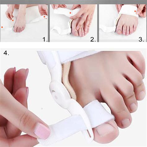 Toe Bunion Corrector Hammer Splint Straightener Orthopedic Brace Hallux