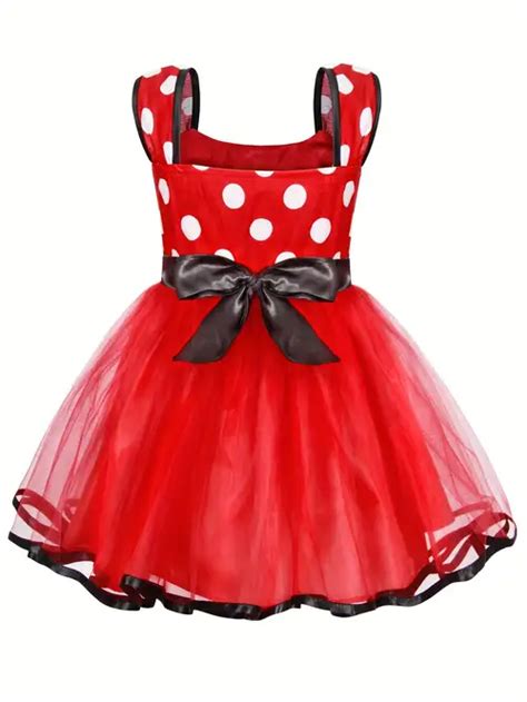 MINNIE MOUSE Dress, Red and Black Minnie Mouse Costume, Minnie Mouse ...