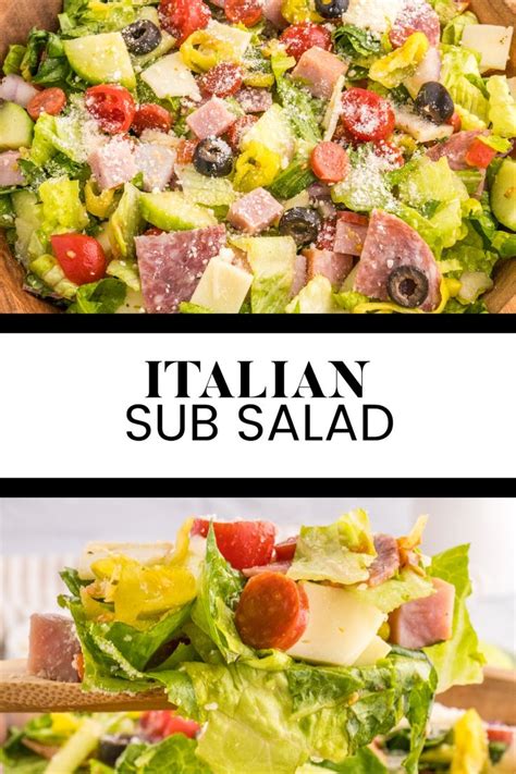 Easy Italian Sub Salad Recipe Simply Stacie