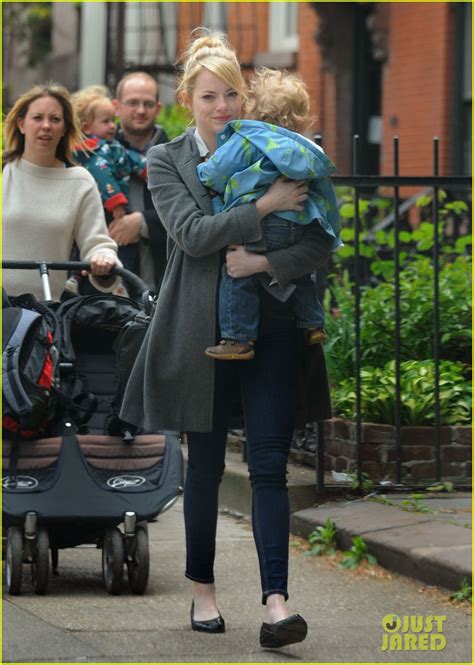 Emma Stone Carries Andrew Garfield's Nephews: Photo 2655320 | Emma ...