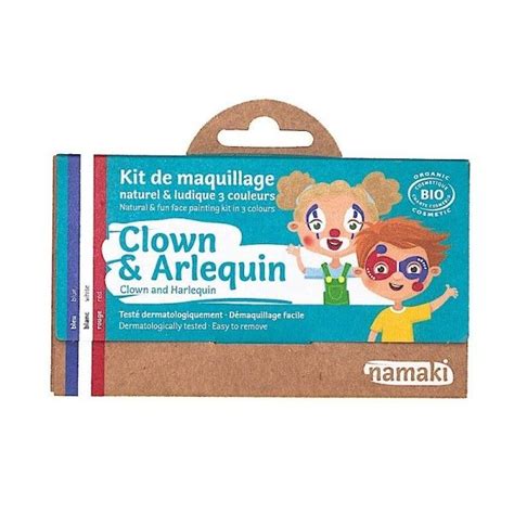 Maquillage Namaki Couleurs Clown Arlequin Ekobutiks L Ma