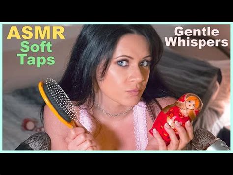 ASMR Gentle Tapping On Your Face For Sleep Ear To Ear Whispering