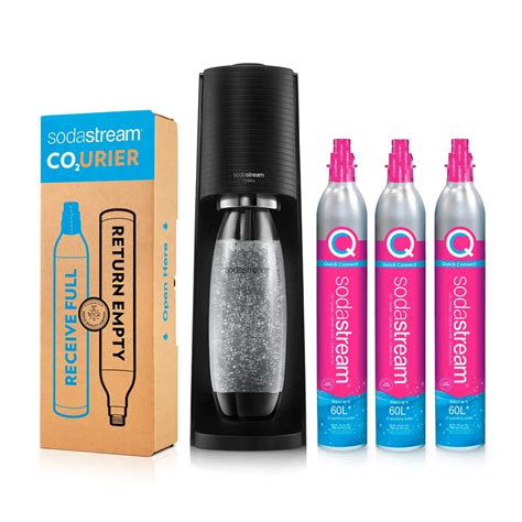 Sodastream Terra Sparkling Water Maker 90 Day Carbonation Bundle