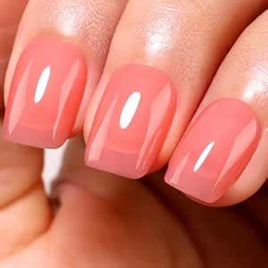 Amazon Imtiti Sheer Peach Gel Nail Polish Ml Jelly Nude Light Peach Pink Translucent