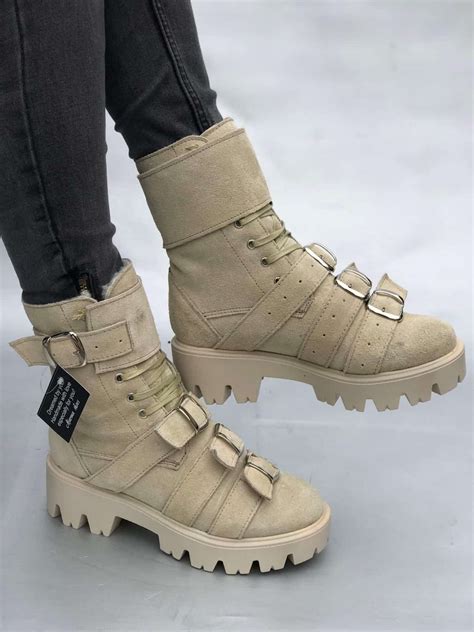 Ghete Piele Naturala Duna Nude Miarma Design