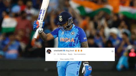 T World Cup Virat Kohli Drops Adorable Comment On Suryakumar