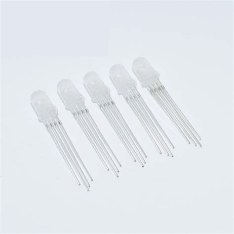 Led Rgb 5mm 4 Pins Cc Cathode 1pcs Beemong Technology