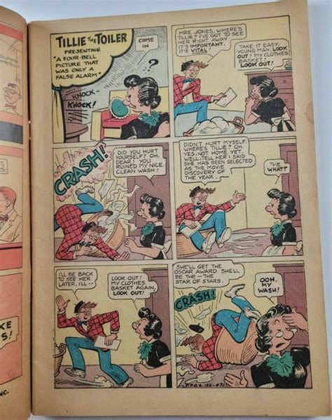 Tillie The Toiler No 132 Golden Age 1946 Dell Color Comic Vg Comic