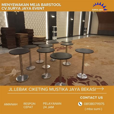 Harga Promo 2024 Sewa Meja Barstool Jakarta 8 1 2024 C Pusat Sewa