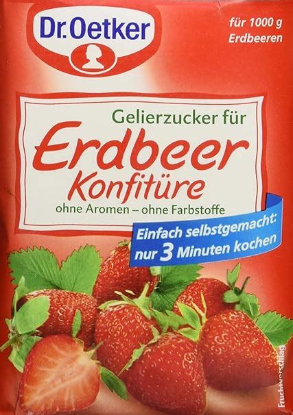 Dr Oetker Gelierzucker für Erdbeer Konfitüre 7er Pack 7 x 500 g