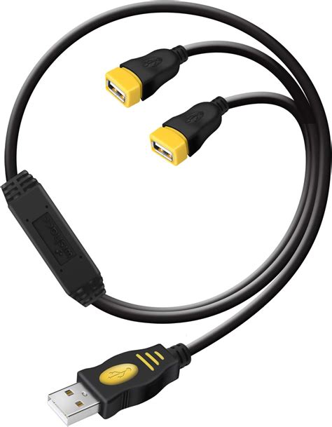 قیمت و خرید USB Splitters - wishacc 2-Port USB Hub 1 Male to 2 Female ...