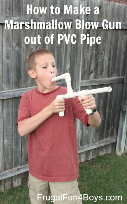 How To Make A Marshmallow Blow Gun Out Of Pvc Pipe Frugal Fun For