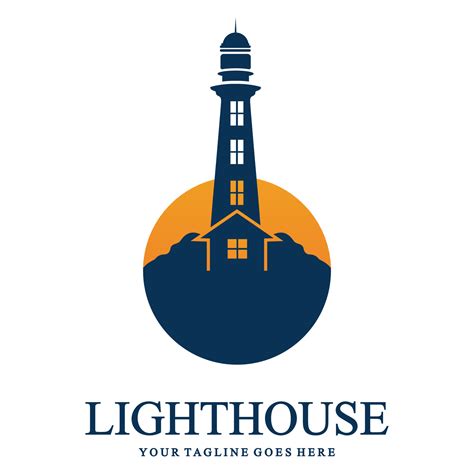 creative lighthouse logo template icon image  vector art