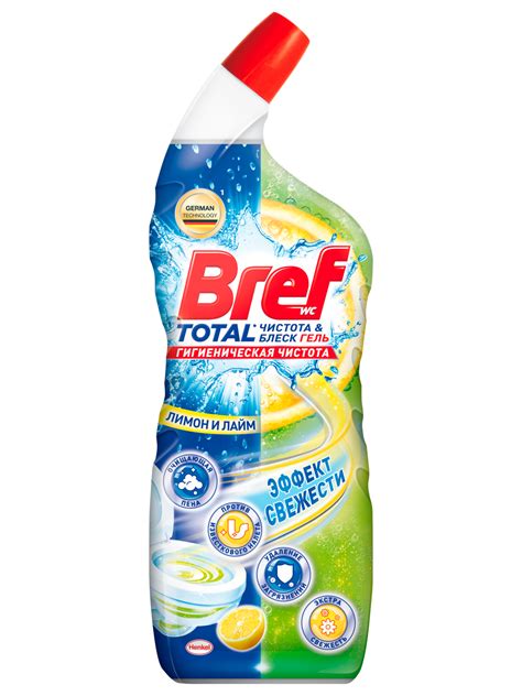 Чистящий гель для туалета Bref Лимон и Лайм - «Больше не куплю» | отзывы