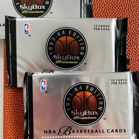 Set Of 4 X 1993 94 SkyBox Premium Series 2 Sealed Packs Michael Jordan