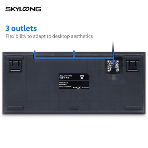 Skyloong Gk Hot Swappable Glacier Switch Gaming Backlight Knob