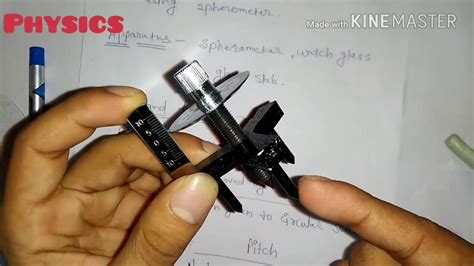 HOW TO USE SPHEROMETER !!! PART-1 - YouTube