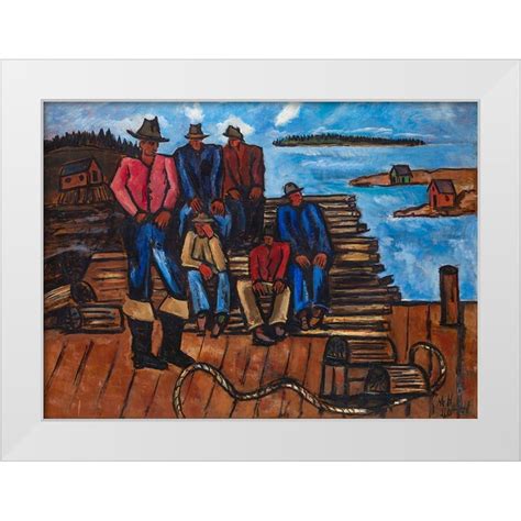 Hartley Marsden 14x11 White Modern Wood Framed Museum Art Print Titled