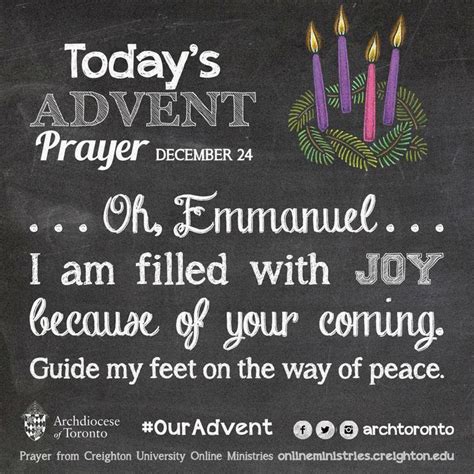 Prayer for the Fourth Week of Advent - Monday #ouradvent #christmaseve ...