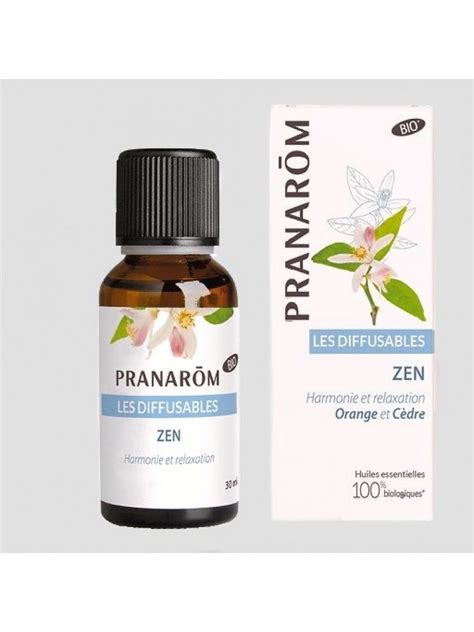 LES DIFFUSABLES ZEN Pranarom Bio 30 Ml