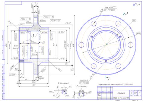 Фланец кпп маз 8 отверстий чертеж - 96 фото