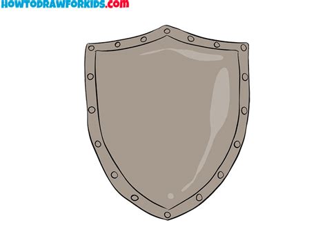 How To Draw A Shield Easy Drawing Tutorial For Kids