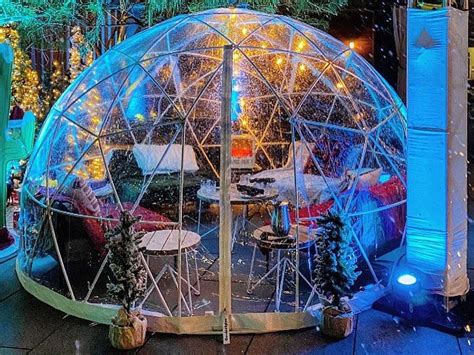 'Famous' rooftop igloos return to Austin hot spot for the coolest