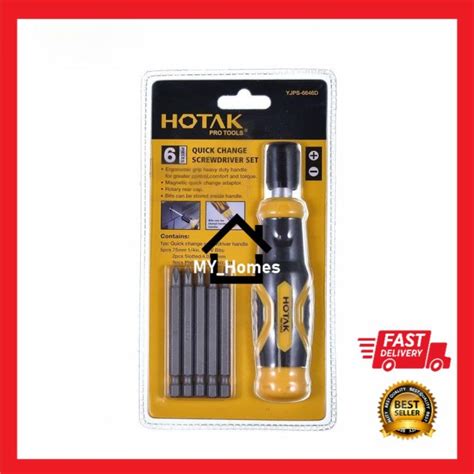 Hotak Quick Change Screwdriver Set Pcs Lazada