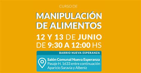 Colón Portal Curso De Manipulación De Alimentos En El Salón Comunal