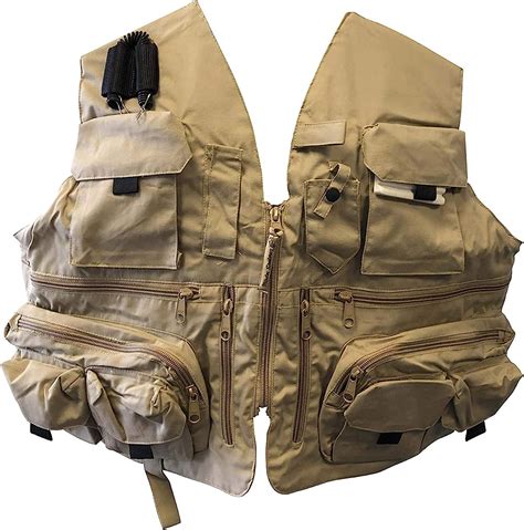 Nickannys Sportsman Rugged Outdoor Fishing Gear Vest with 24 Pockets 