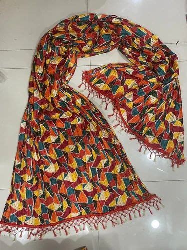 Chiffon Printed Pure Chinon Dupattas At Rs 64 Piece In Surat ID