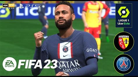 Lens Vs Paris Saint Germain Ligue 1 1 Jan 2023 Realistic Graphics