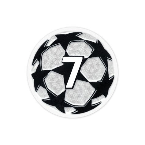 2021 24 UEFA Champions League 7 Times Winners Player Issue Badge Of