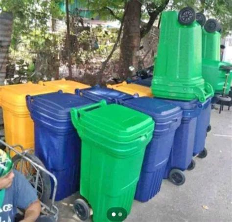 150l Trash Bin Rubberized Wheels On Carousell