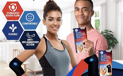 Amazon Med Pride Gel Compression Sleeve For Elbow Knee Arm Reusable Hot Cold Therapy