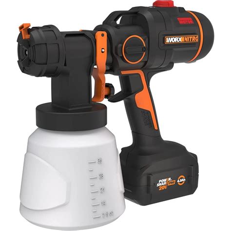 Worx Nitro V Cordless Paint Sprayer Power Share With Brushless