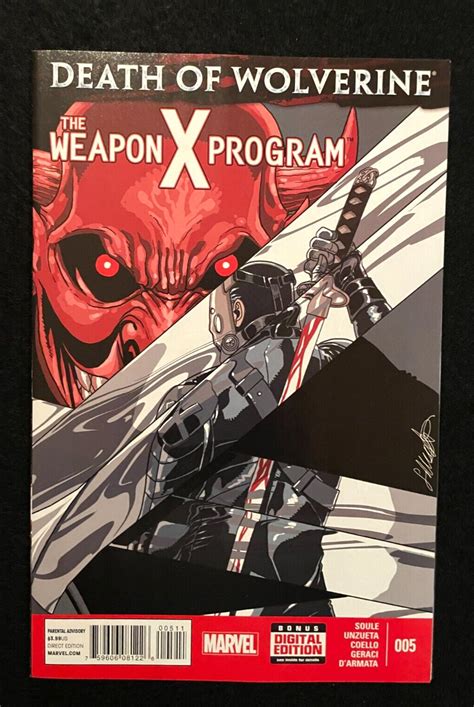 death  wolverine  weapon  program   high grade comic