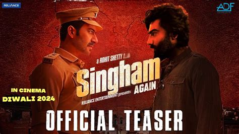 Singham 3 - Trailer | Ajay Devgn , Deepika Padukone, Arjun K , Kareena Kapoor | Diwali 2024 ...