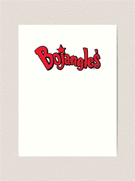 "Bojangles logo" Art Print for Sale by NikaHudzik | Redbubble