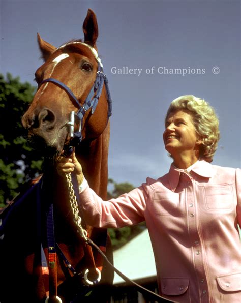 Secretariat With Owner Penny Tweedy (a.k.a Penny Chenery)