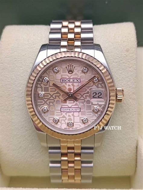 Rolex Datejust 31mm Everose Gold 18k Pink Dial Ref178271
