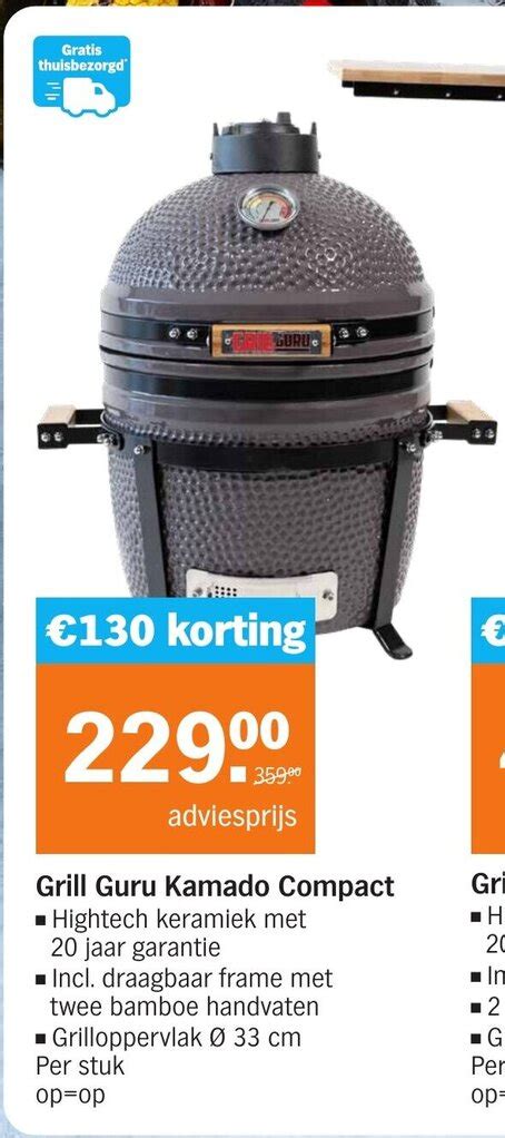 Grill Guru Kamado Compakt Aanbieding Bij Albert Heijn