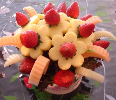 Mother S Day Fruit Bouquet Mixed Bouquet Left Frutales