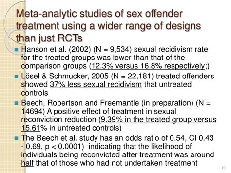 Ppt Assessing Efficacy Of Sex Offender Treatment Programs Why This Is Important Powerpoint